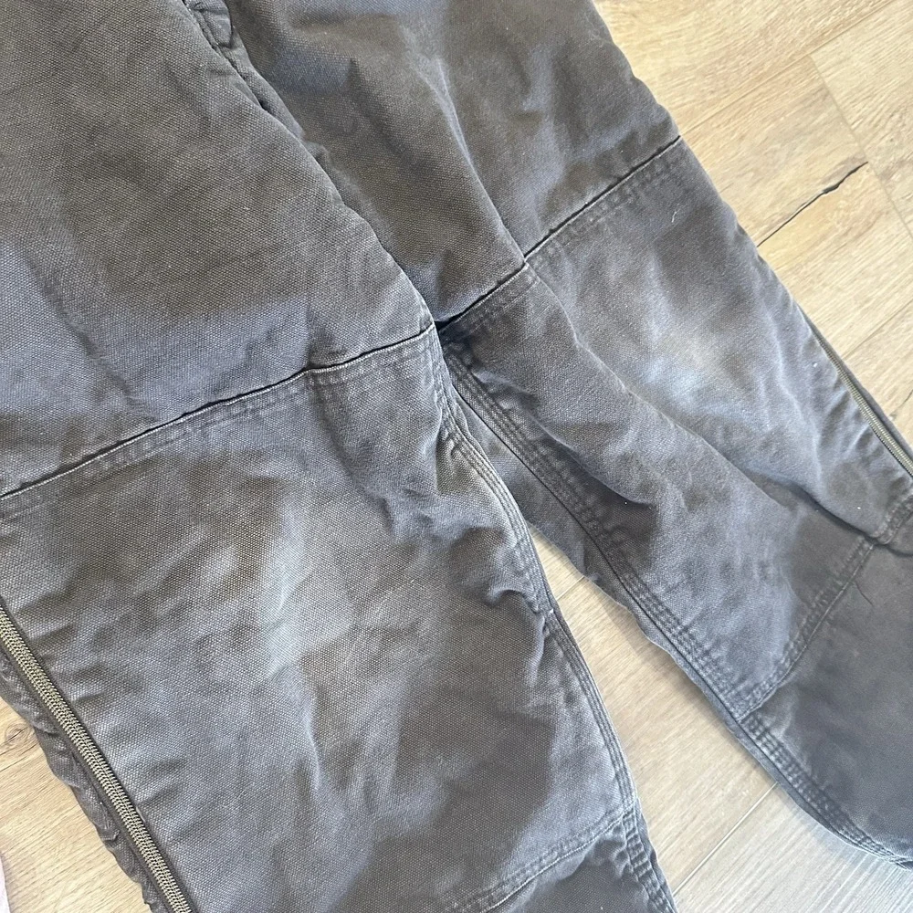 WALLS BLIZZARD Pruf Brown‎ BIB Boys Coveralls Youth Kids Large 12/14 Snow Pants